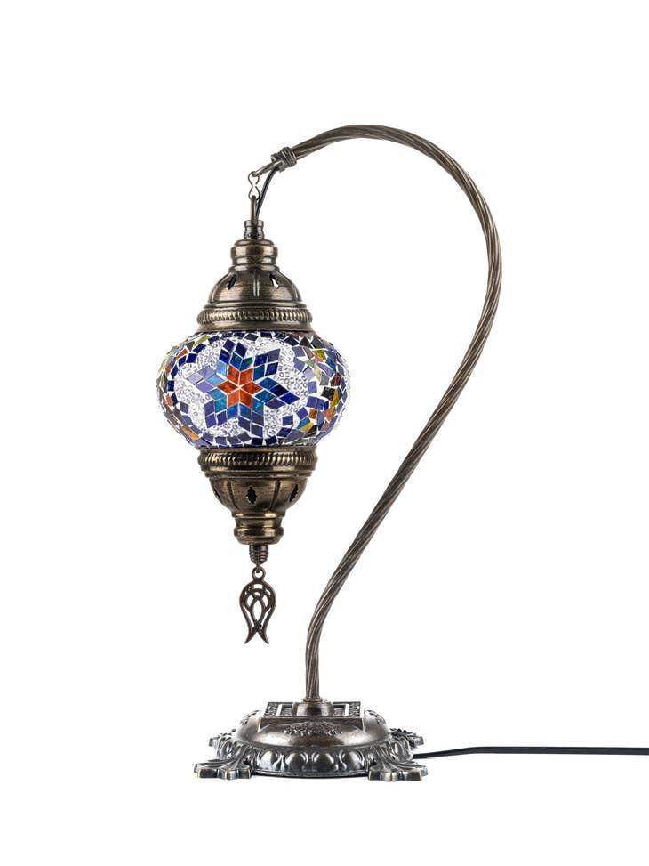 Turkish Mosaic Glass Pendant Lantern for Home Decoration
